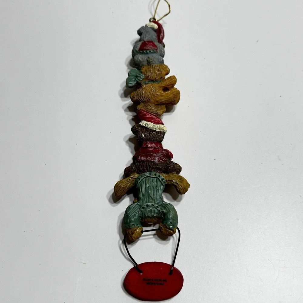 Kurt Adler Bear Collector Holiday Christmas ornament 8
